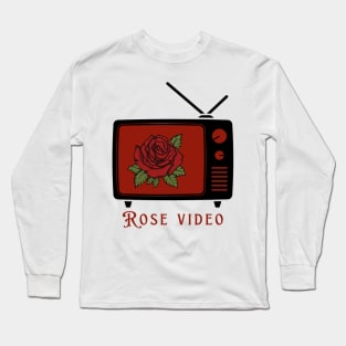 rose video tv Long Sleeve T-Shirt